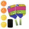 Cartoon Children's Pickleball Set Portable with Carry Bag 's Pickleball Set Universal 4 Balls Pickleball Game Set
