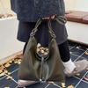 Women's Soft Leather Underarm Bag Handbag