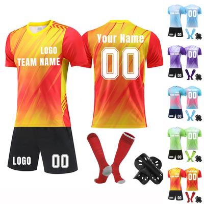 Εξατομικευμένο Σετ Πουκάμισων Ανδρικά Κοριτσίστικα με Ονομαστικό Αριθμό Προσαρμοσμένες μπλούζες ποδοσφαίρου για αγόρια κοστούμι προπόνησης