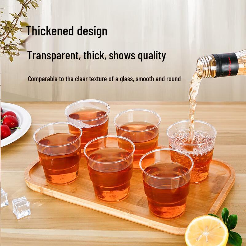 Disposable Hardened Transparent Plastic Cups