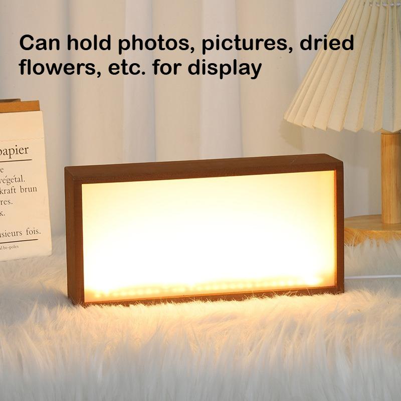 DIY Light-up Empty Frame Double-sided Display Custom Photo Light-up Picture Frame Popular Gift Decoration