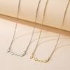 Mother's Day Mama Letter Pendant Necklace for Women Stainless Steel Jewelry Gift