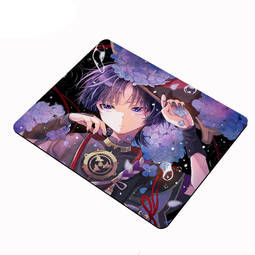 Günstigstes kleines Mauspadd Genshin Impact Mauspadd Scaramouche Schreibtischunterlagen Kawaii Gaming Zubehör Gamer Pad für Computermaus