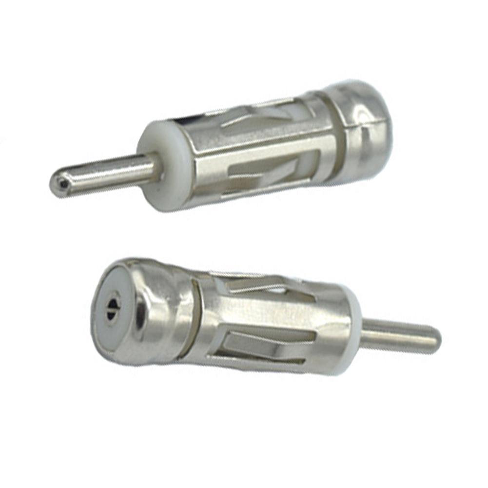 Antenna Adapter Universal Car Vehicle Aerial Antenna Mast Adapter Stereo Radio ISO To Din Metal Alloy Mast Adapter Connector
