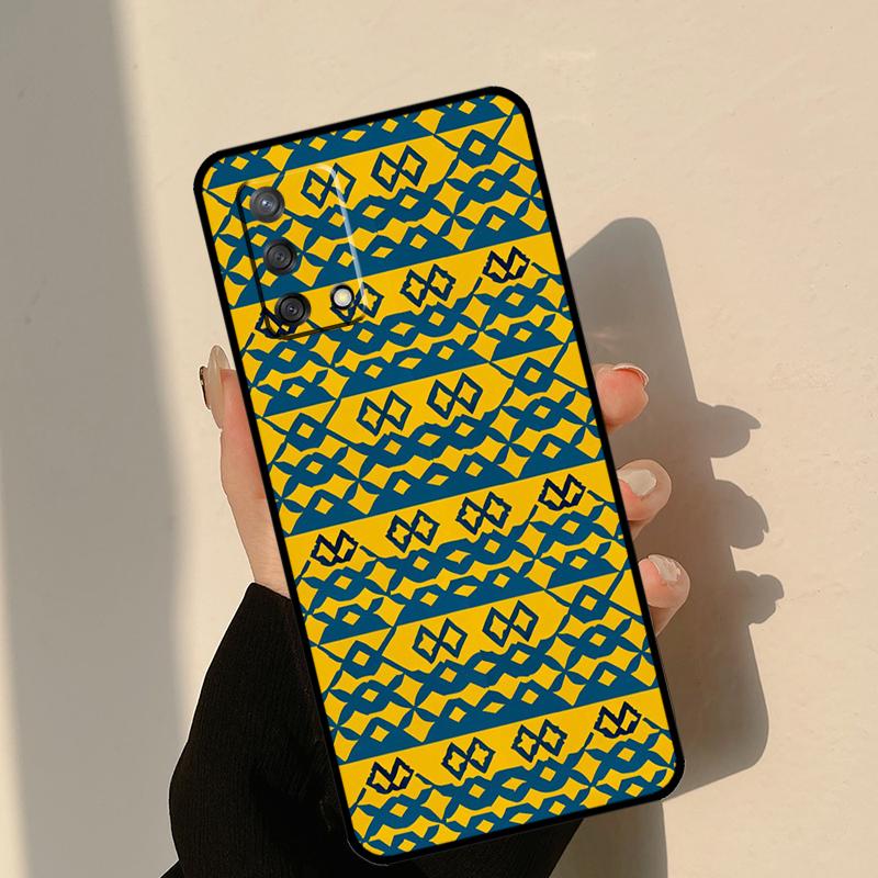 Ukraine Ornament Pattern Case For Oppo A5 Pro A6 A16 A76 A96 A17 A57 A40 A60 A80 A98 A58 A78 A18 A38 A54 A74 A94 A15