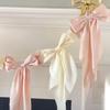 1 Set Garland Banner Bowknot Design Decorative Garland Banner Indoor Outdoor Party Home Holiday Festival Decoration