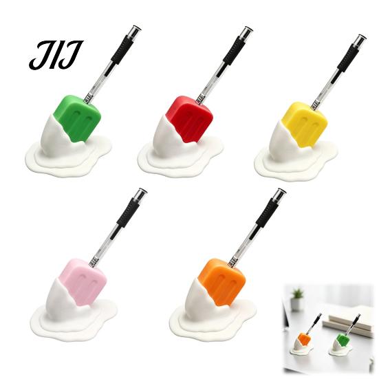 Student Desk Organizer Cute Melting Popsicle Pen Holder, Unique Decorative Stationery Organizer, Durable PLA Container for Office And School Supplies