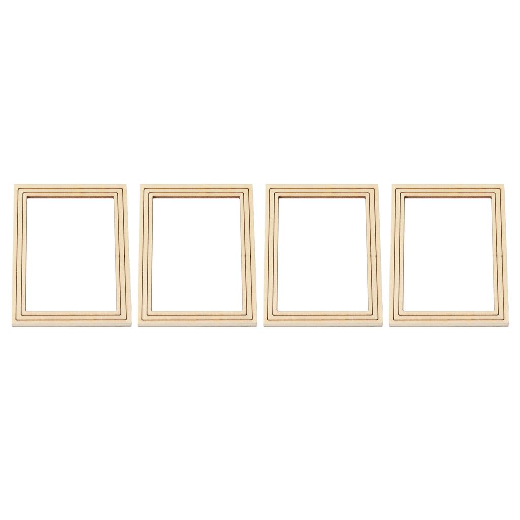 10 STÜCKE Fotorahmen Miniaturmodell DIY Produktion Exquisites Aussehen Rahmen für Fotos