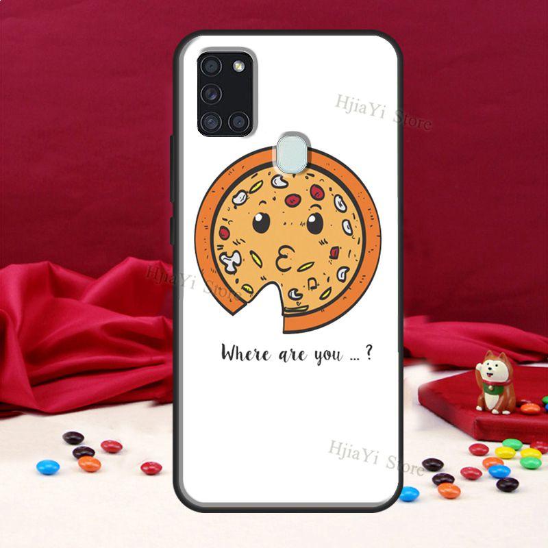 Pizza Beste Freunde BFF Fall Abdeckung Für Samsung A72 A52 A32 A12 A10 A20 A30S A40 A50 A70 A11 A31 A51 a71 A20e A21S