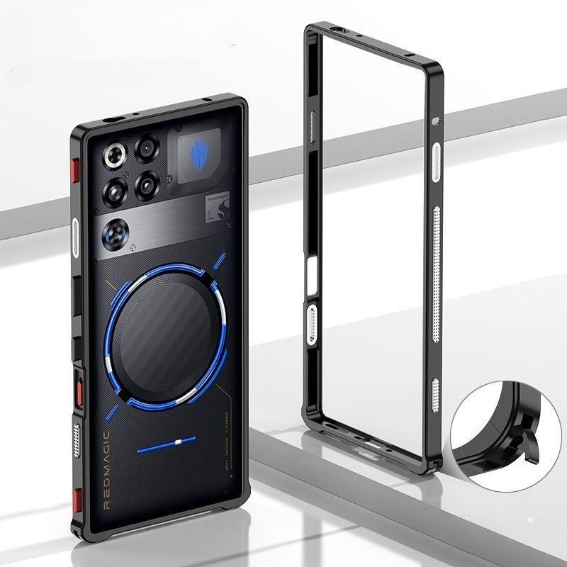 Phone Cases Nubia, Creative Ultra-thin Metal Frame, Bare Feel, Heat Dissipation, Buckle Design with Shoulder Buttons red magic 11pro
