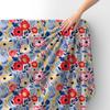 Royal Samt Stoff Polyester Zum Nähen - Motiv Blumen - Rdx2172