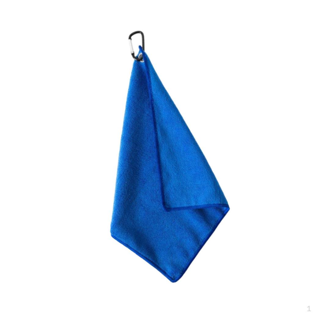 Golf Club Towel Accessories Cleaning Tool Lightweight Portable Wiping Cloth Ball
