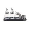 Glass Dining Table Seasoning Set