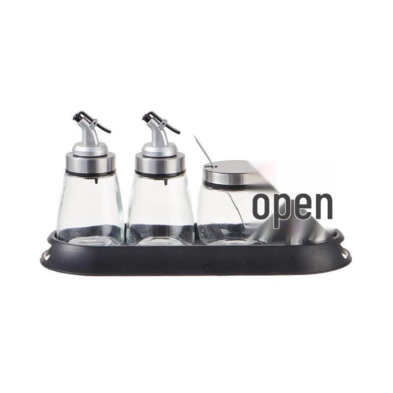 Glass Dining Table Seasoning Set