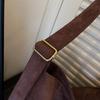Minimalist Tote Bag for Women Fashion Shoulder Bag with Soft Suede Texture Large Capacity