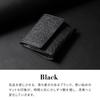 HIRAMEKI. Genuine Leather Bifold Wallet for Men and Women, Morris Classic, William Morris Art, Box-Shaped Coin Purse (Black)