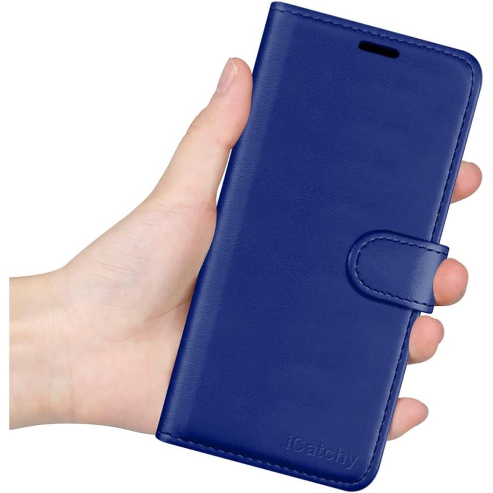 (Blue) Samsung Galaxy A13 4G Phone Wallet Leather Case