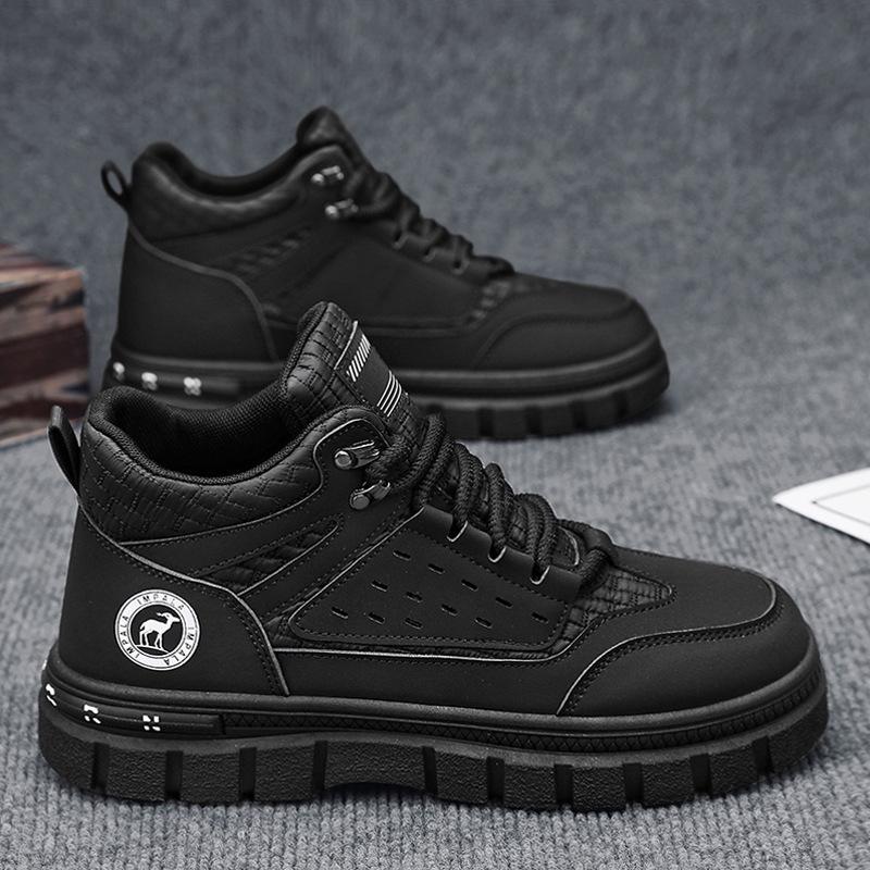 Martin Boots Men's 2024 New Autumn British Style Retro American Tooling Short Boots Advanced Thick-soled Labor Insurance Shoes