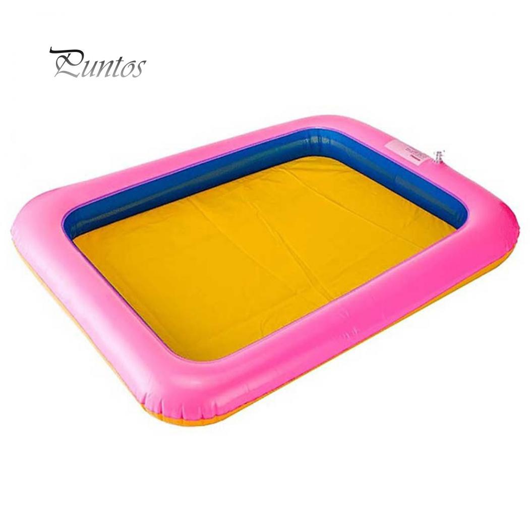 Забавный детский квадратный приподнятый большой поднос для песочницы замок-складная — фото 8