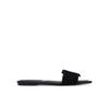 Șlapi Square Flat Sndl Embl Suede