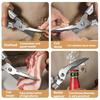 Kitchen Scissors Shears White /Black Titanium Stainless Steel Strong Chicken Bone Household Chicken Duck Goose Bone Scissors5