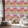 Graffiti wallpaper in various colors for living room and bedroom 50x1000