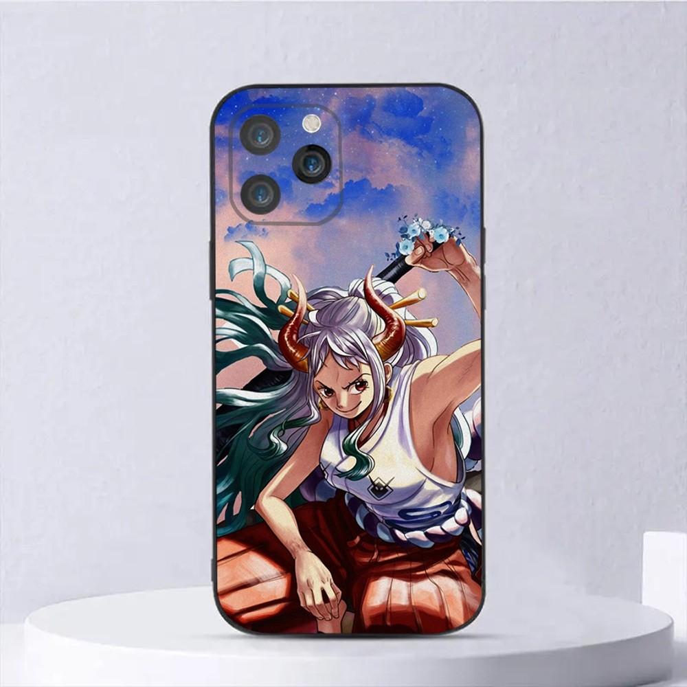 Anime Y-Yamato Phone Case For iPhone 16,15,14,13,12,11,Plus,Pro Max,XS,X,XR,SE,Mini,8,7 Soft Silicone Black Cover
