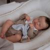 19 Inch Reborn Baby Sleeping Doll LOULOU Silicone Emulation Dolls for Kids Bath Accompany Playmate Toy Child Birthday Gift