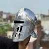 Visor of Aegis Prime Handcrafted Medieval Knight Helmet with Golden Accents for , Cosplay Collectors