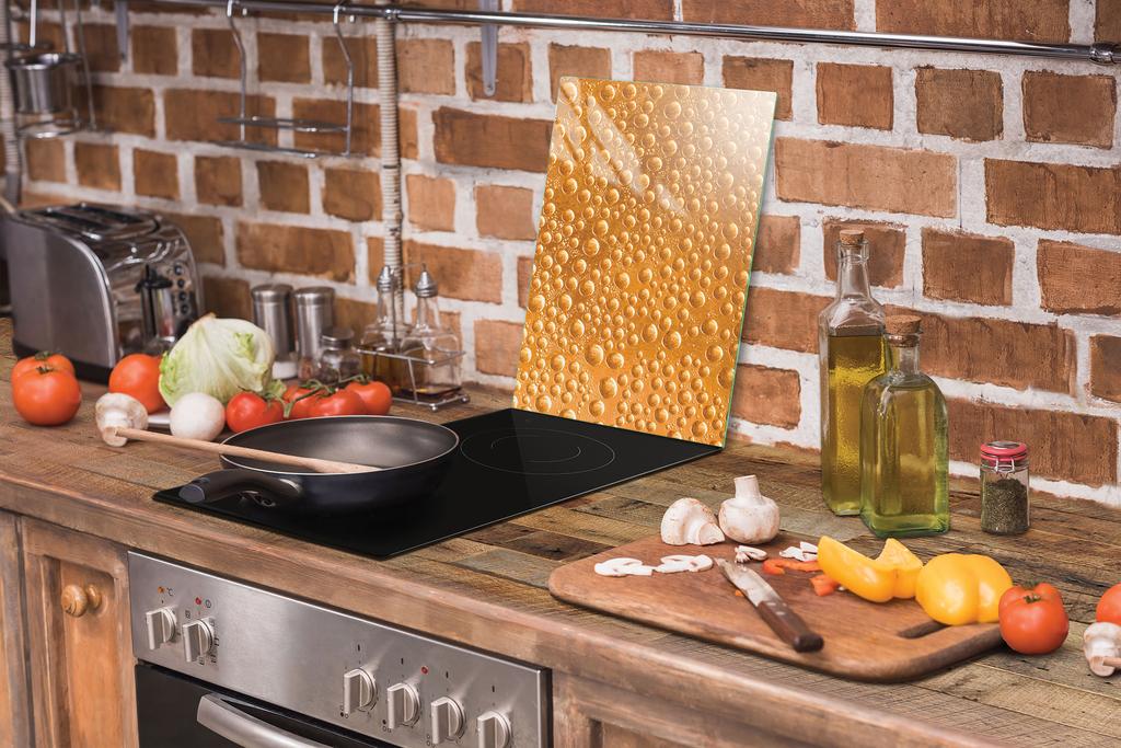 GLAS-SCHNEIDEBRETT 35x52 TROPFEN
