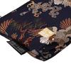 Senshishuin Nishijin Brocade Pouch (Lined) Navy Blue Washimatsu (Small)