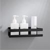 Bathroom Shelf Stainless Steel Shower Rack Corner Shelf Square Bath Shower Shelf Nail Free Black/Nickel Storage Organizer Rack