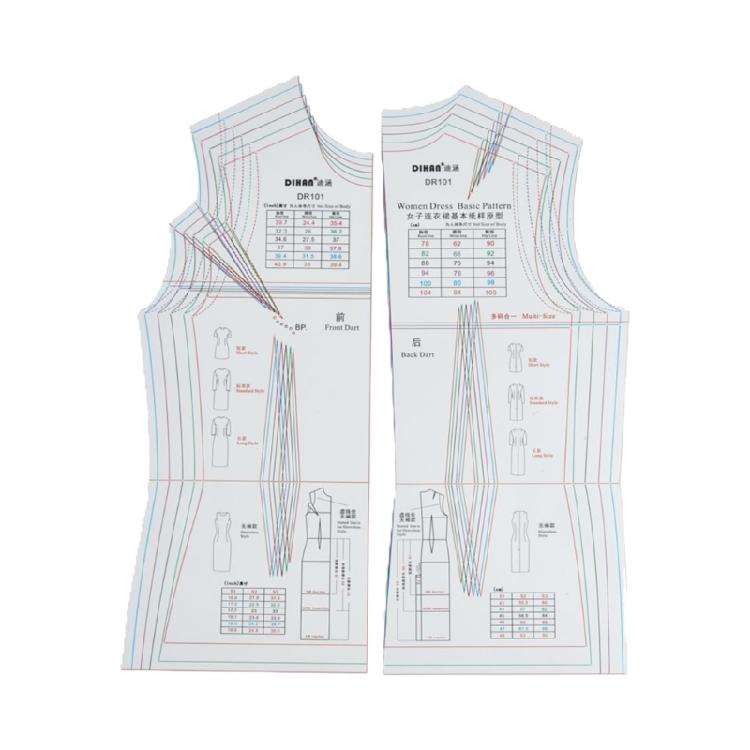 

Women s Dress Ruler Easy to Use Dressmaking Ruler for Creating Basic Dress Pattern Templates 1