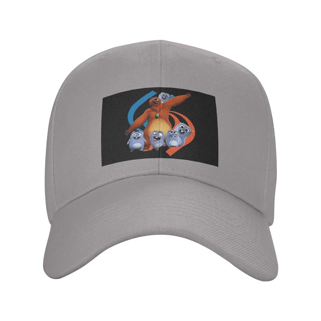 Unisex Baseball Hats Bear and Lemmings, Toddler Crew Neck Outdoor Streetwear Summer Sports Baseball Caps Hip Hop Cap Casquette