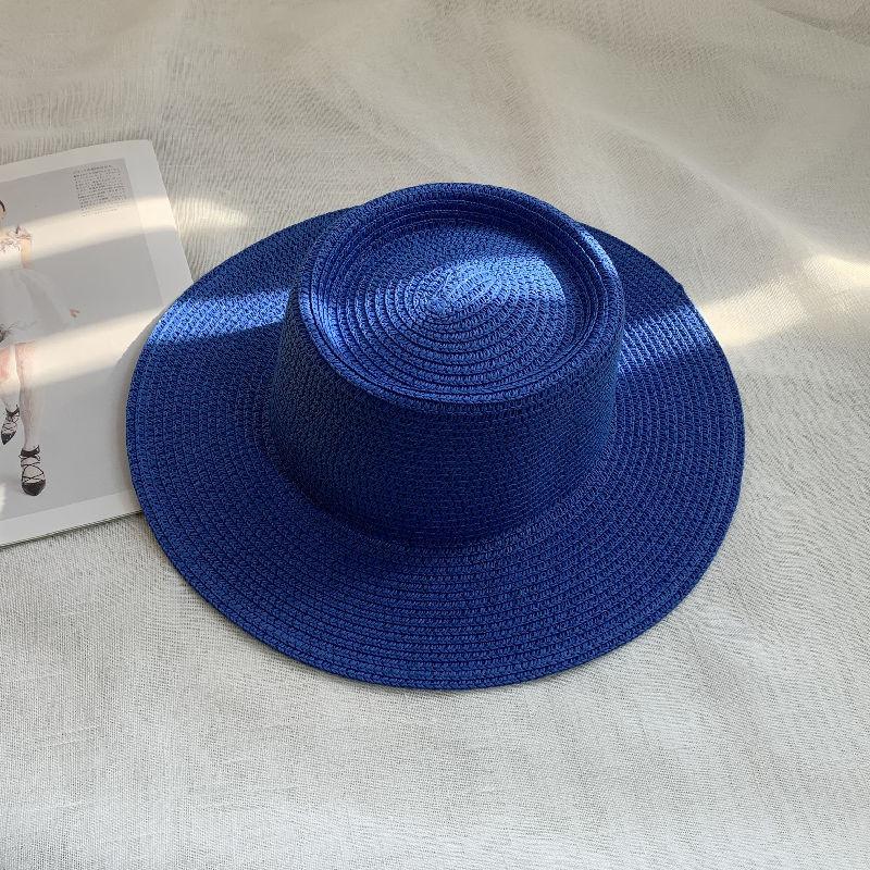 Spring and Summer New Light Board Straw Hat Men's Outdoor Leisure Versatile Sun Hat Children Travel Vacation Beach Hat