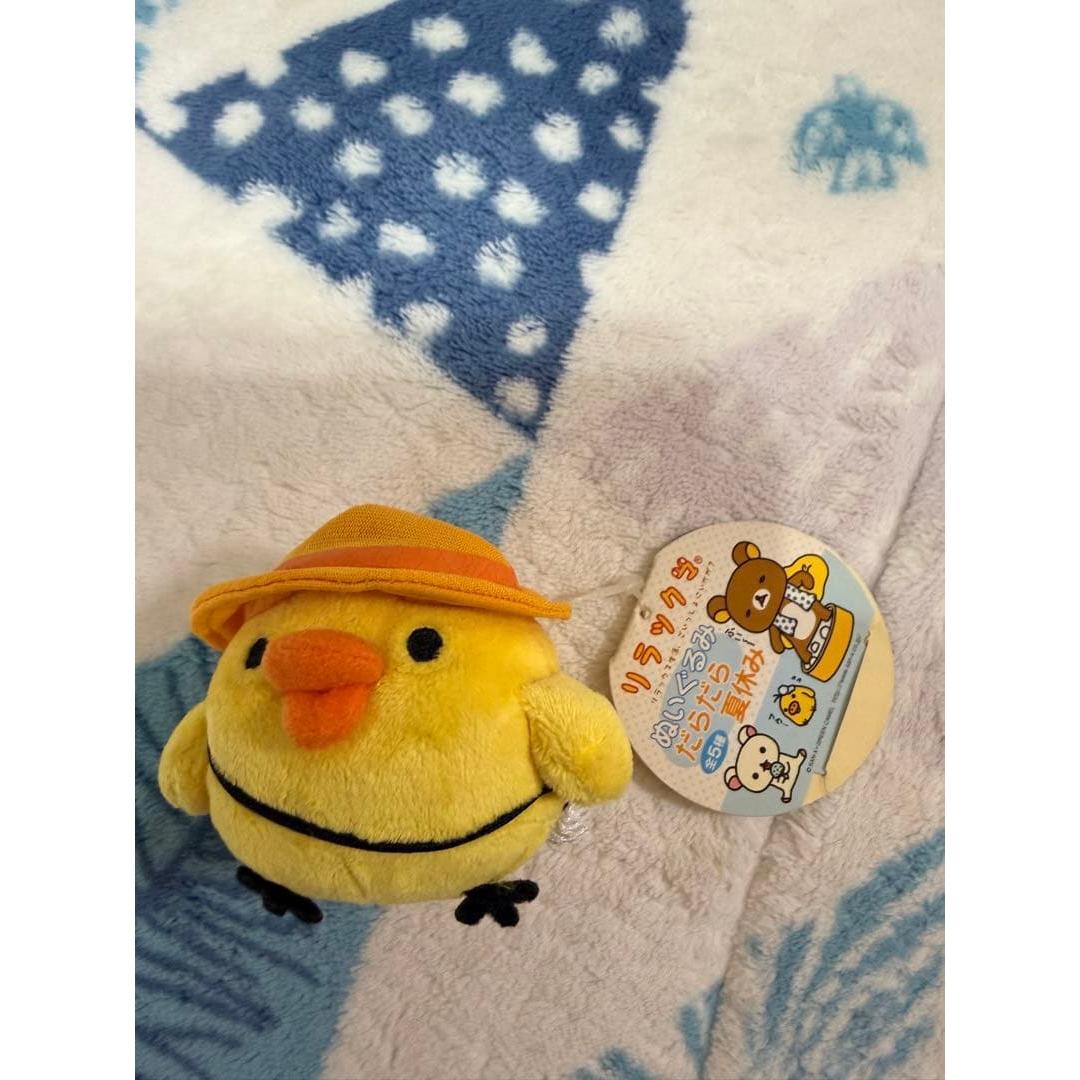 Rilakkuma Plush Toy Daradara Summer Vacation Kiiroitori