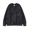 High Street Retro Distressed Oversized Sweatshirt for Men - European & American Trend, Loose Long Sleeve Top