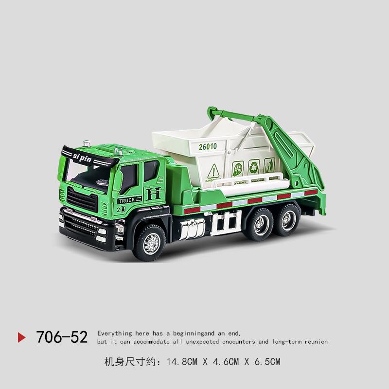Simulation Truck Toy Car Children's Transporter Dump Truck Inertia Green Construction Vehicle