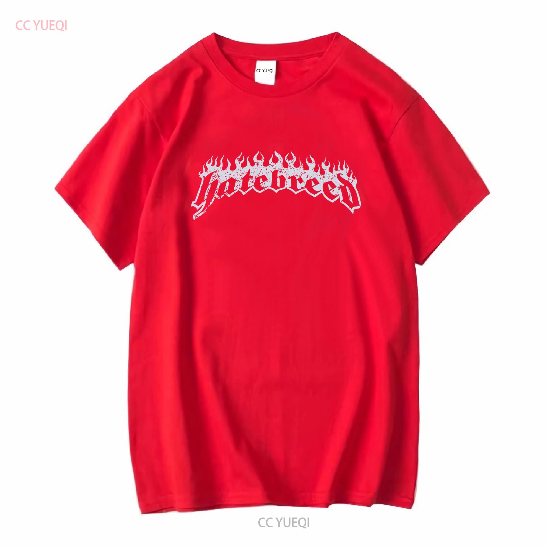 2017 Hatebreed T Shirt L I Survived The Pit In Camden NJ long sleeves vintage Washed homme designer clothes Soft streetwear S