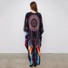 XITAO Bat Wing Sleeve Loose Print Dress GJ1202