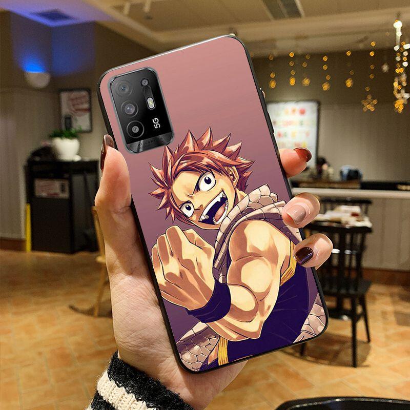 Funda Anime Manga Fairy Tail Phone Cover For OPPO A74 A94 5G A3S A5 A5S A9 A12 A15S A52 A53 A53S A72 A73 2020 A91 5G Cases Coque