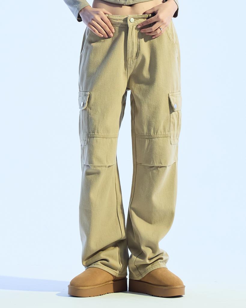MOAA Thermal Wide Rack Cargo Pants (Beige)