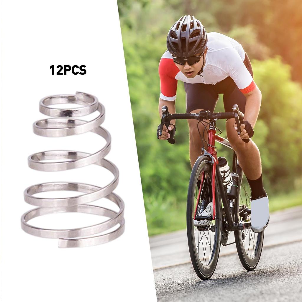 12Pcs Mountain Bike Wheel Spring Quick Release Lever Shafts Stainless Steel Skewer