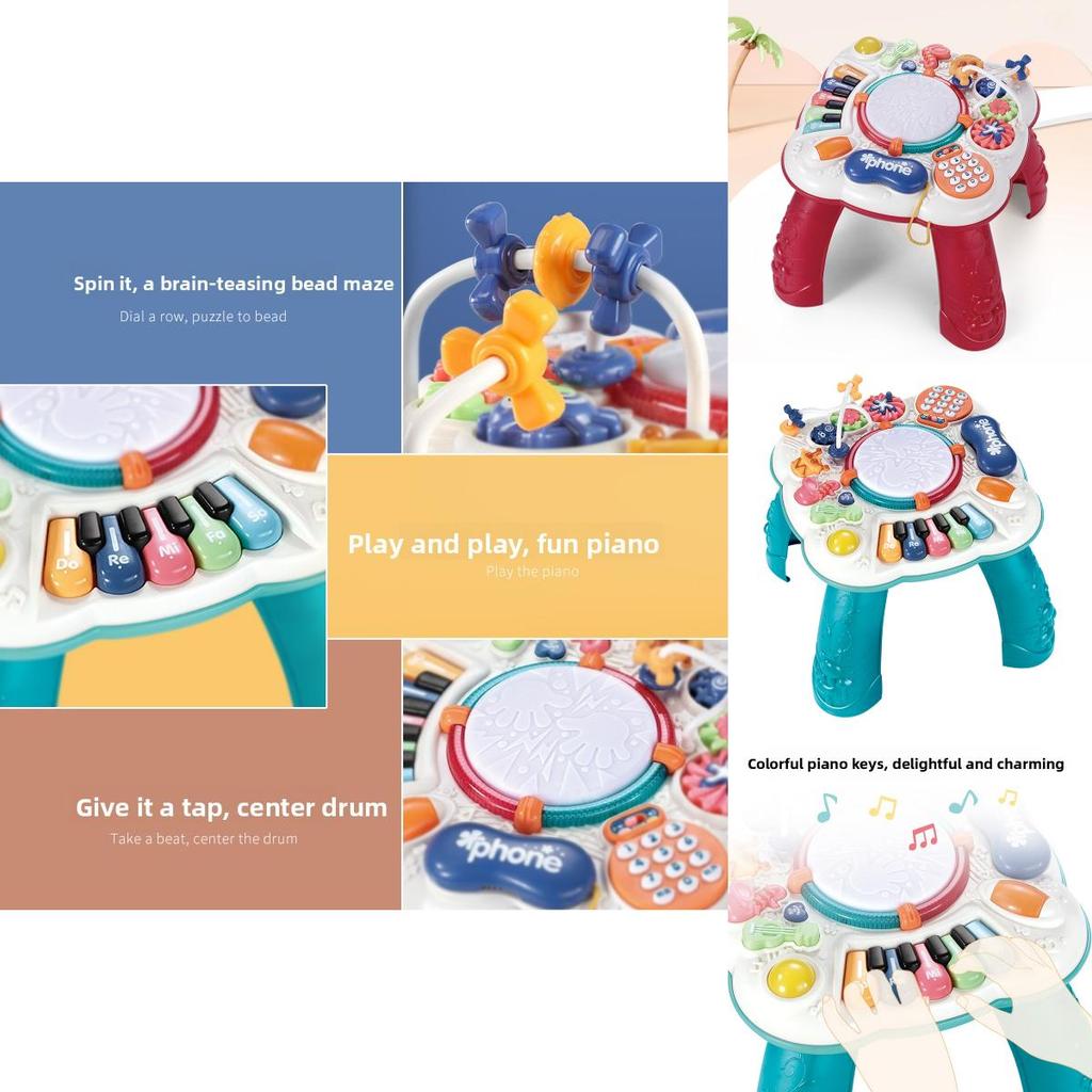 Multi Functional Baby Learning Table With Music Toys For Ages 1 To 3 Years