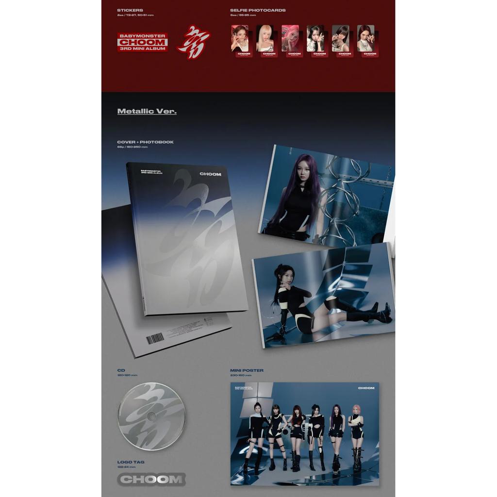 BABYMONSTER - 3. MINI ALBUM [CHOOM] Crimson Ver.
