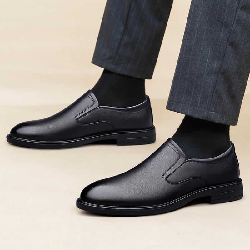 Fashion New Men's Casual Shoes Genuine Leather Men Business Shoes Classic British Style Loafers Moccasins Mens Comfortable Walking Flats