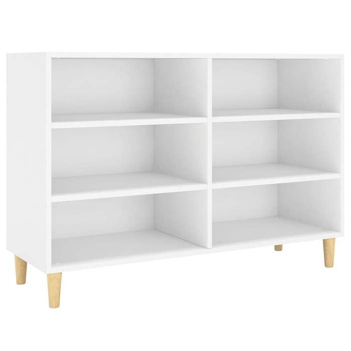 VidaXL Buffet Blanc 103,5x35x70 cm Aggloméré