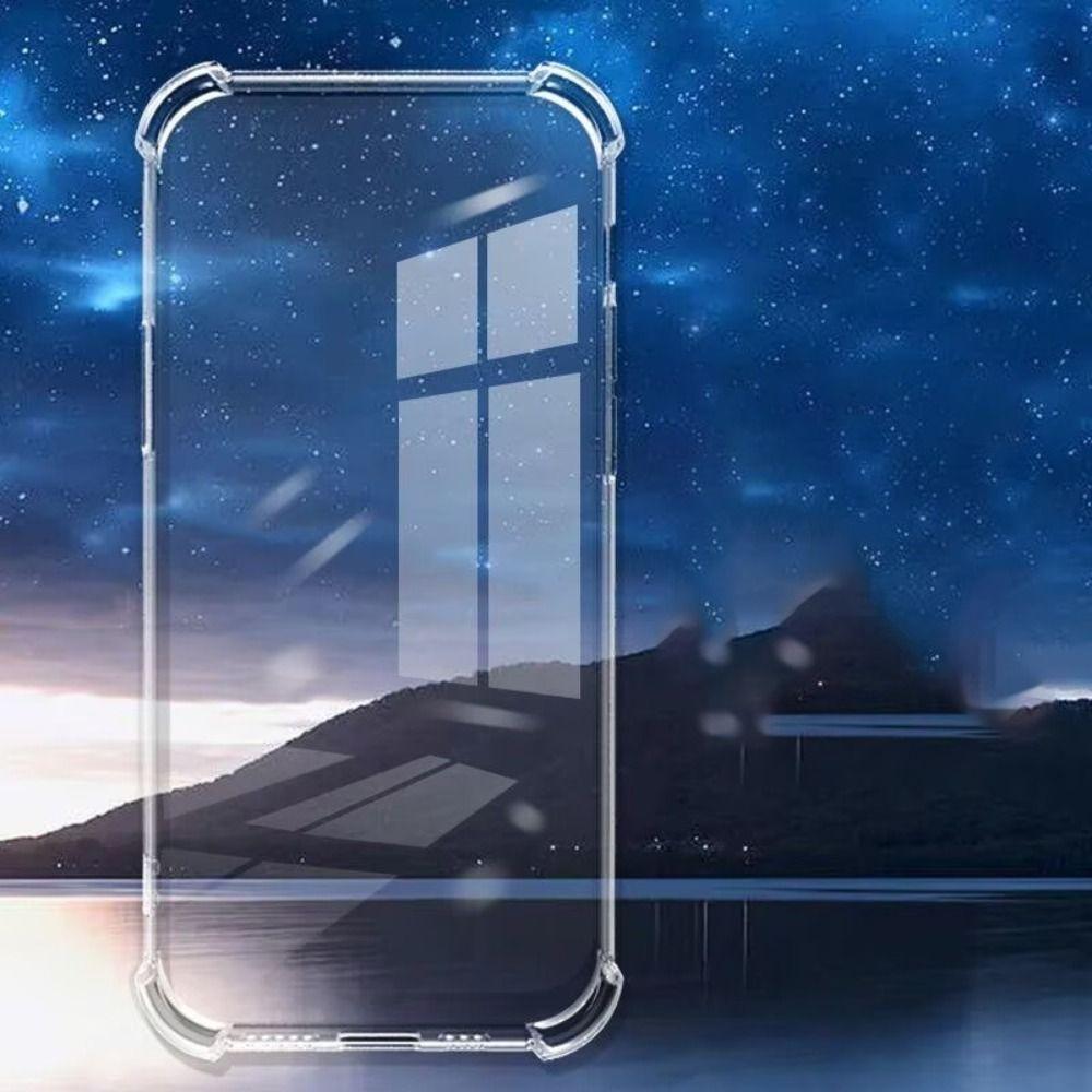 Premium Soft TPU 4.3" E-Reader Case Clear Airbag Protective Cover Reinforced Corner Durable Clear Back Shell for XTEINK X4