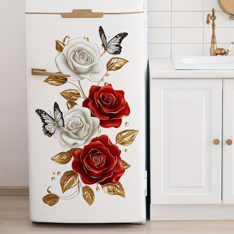 Watermelon Drink Wall Sticker for Kitchen Self Adhesive Decal for Refrigerator Summer Fruit Art Decoration for Home Cafe