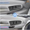 Aunginsy Car Door Window Glass Lift Button Panel Trim Cover Compatible with Toyota Tacoma 2012-2015, Front and Rear 4Pcs Doors Armrest Window Control
